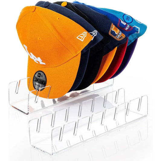 Support Casquettes Acrylique – 7 Emplacements