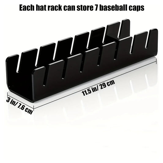 Support Casquettes Acrylique – 7 Emplacements