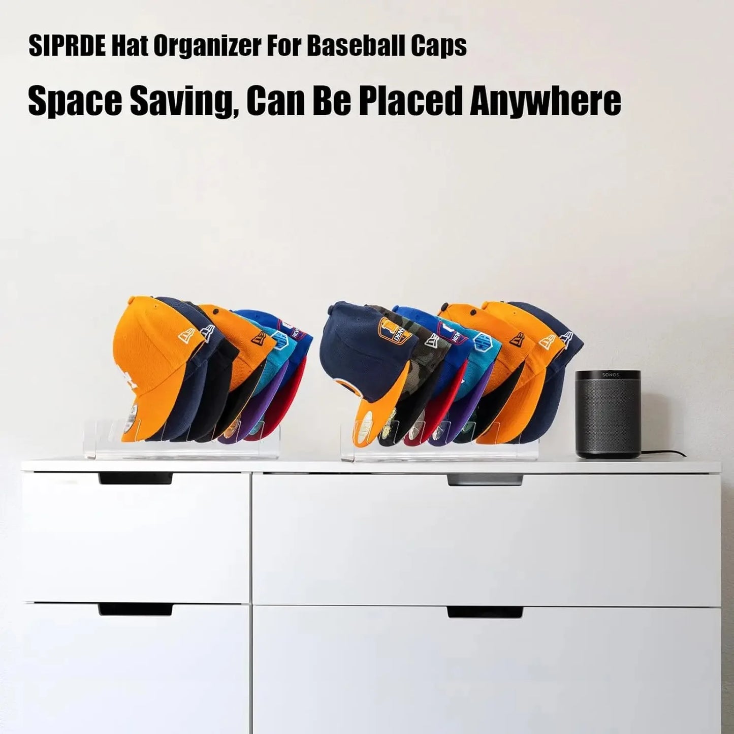 Support Casquettes Acrylique – 7 Emplacements