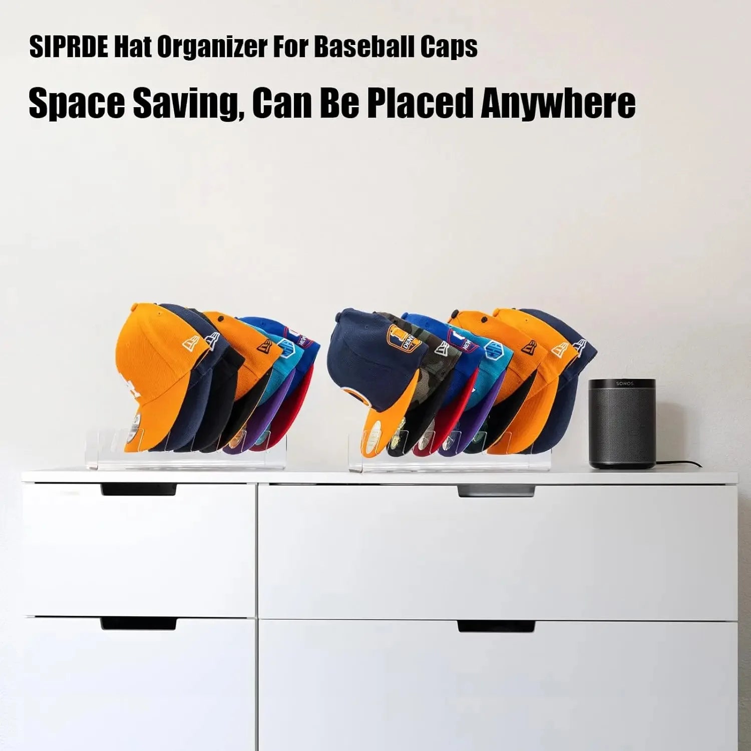 Support Casquettes Acrylique – 7 Emplacements