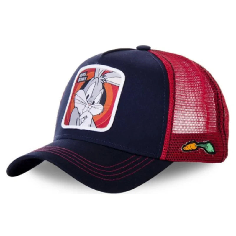 Casquette Patch Dessin Animé – Unisexe