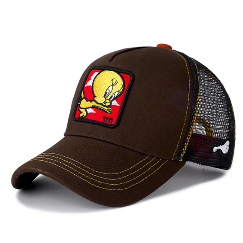 Casquette Patch Dessin Animé – Unisexe