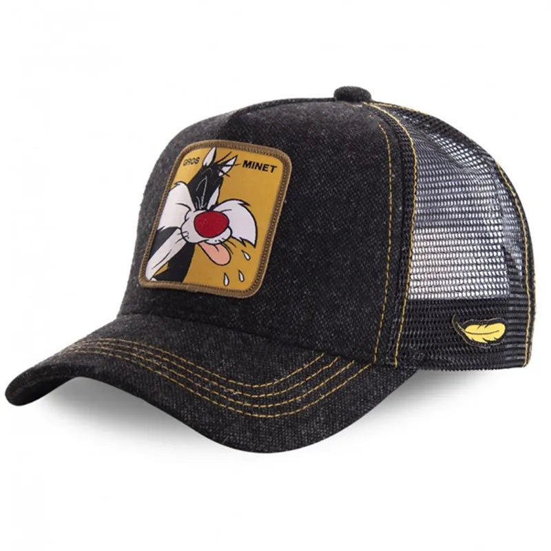 Casquette Patch Dessin Animé – Unisexe
