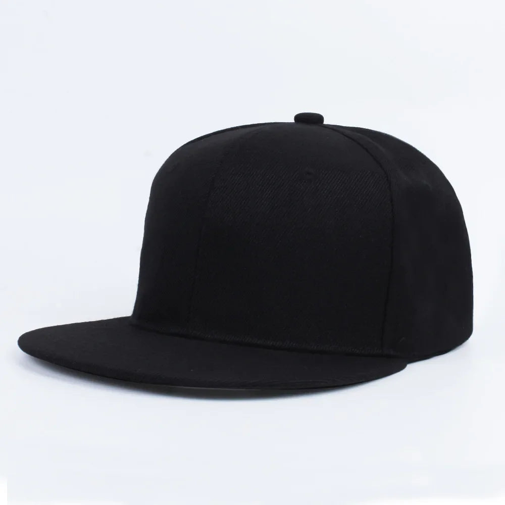Unisex Cap Acrylic Plain Snapback Hat High Quality Adult Hip Hop Baseball Caps for Men Women Outdoor Leisure Baseball Flat Hat