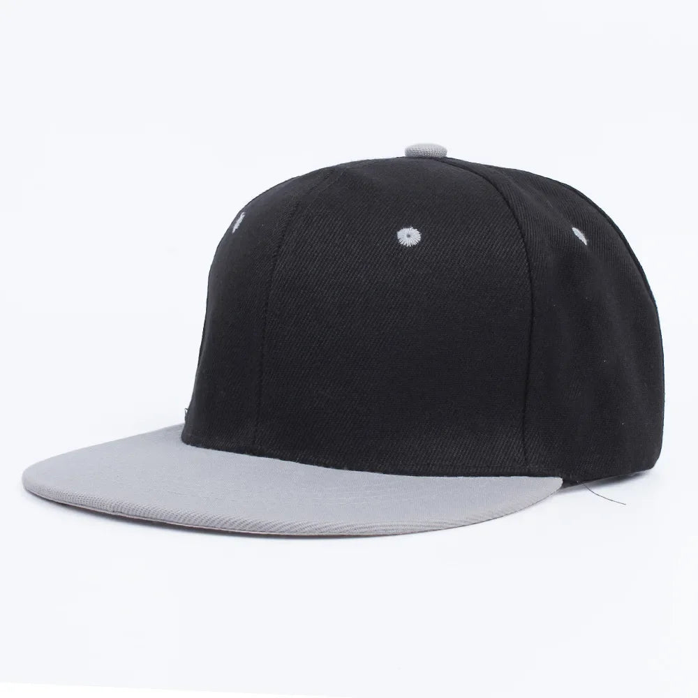 Unisex Cap Acrylic Plain Snapback Hat High Quality Adult Hip Hop Baseball Caps for Men Women Outdoor Leisure Baseball Flat Hat