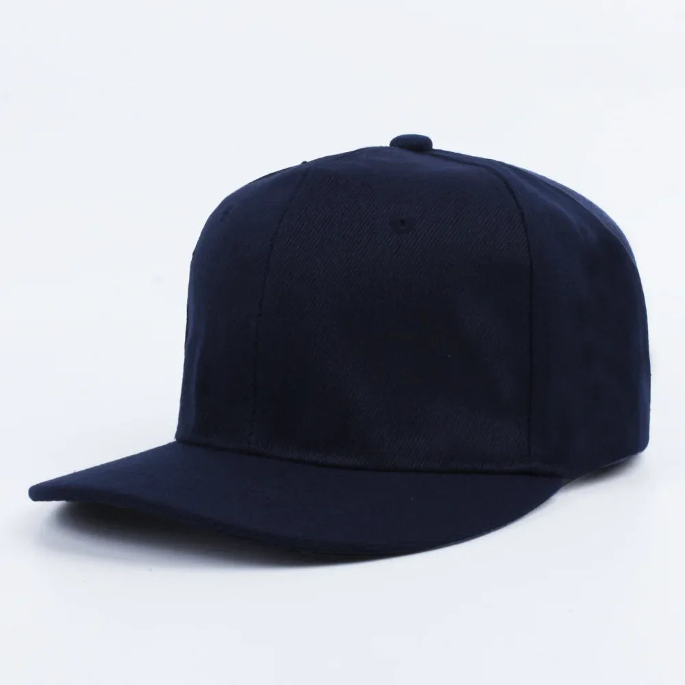 Unisex Cap Acrylic Plain Snapback Hat High Quality Adult Hip Hop Baseball Caps for Men Women Outdoor Leisure Baseball Flat Hat
