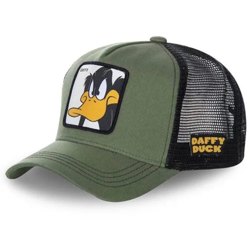 Casquette Patch Dessin Animé – Unisexe