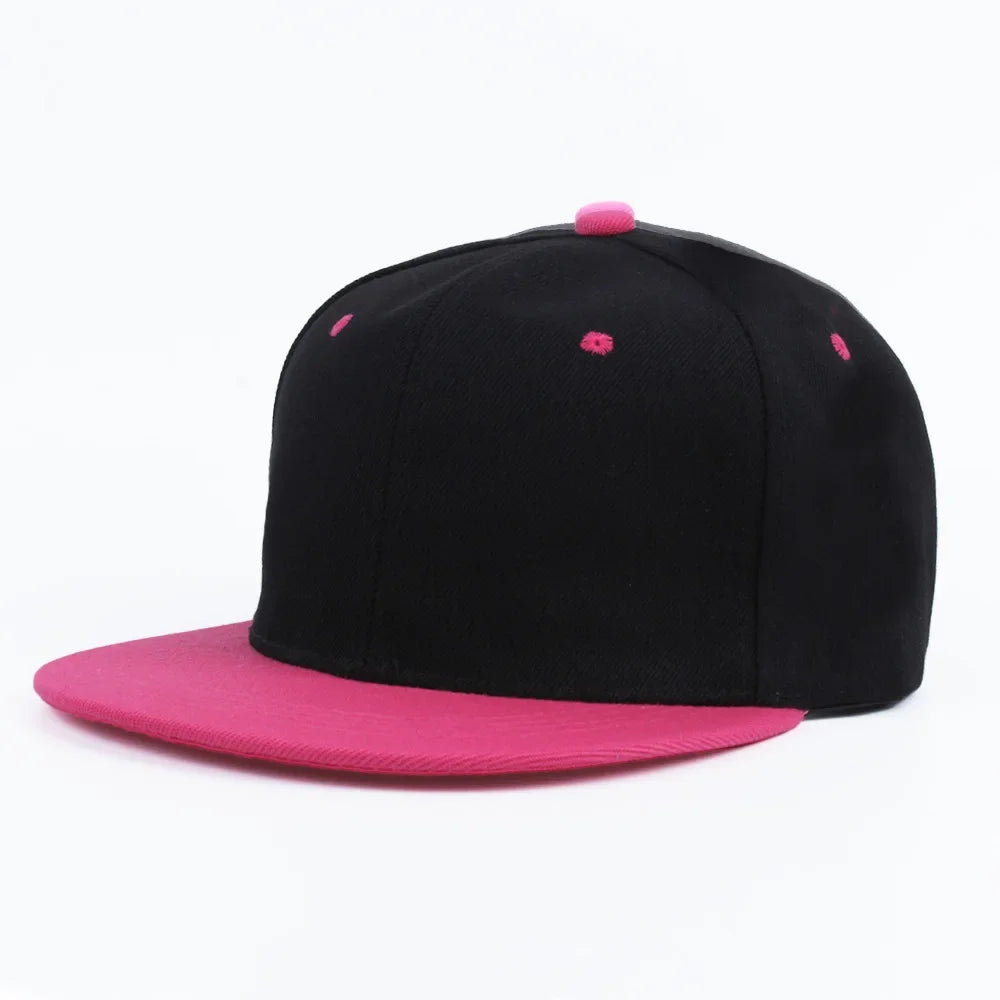 Unisex Cap Acrylic Plain Snapback Hat High Quality Adult Hip Hop Baseball Caps for Men Women Outdoor Leisure Baseball Flat Hat