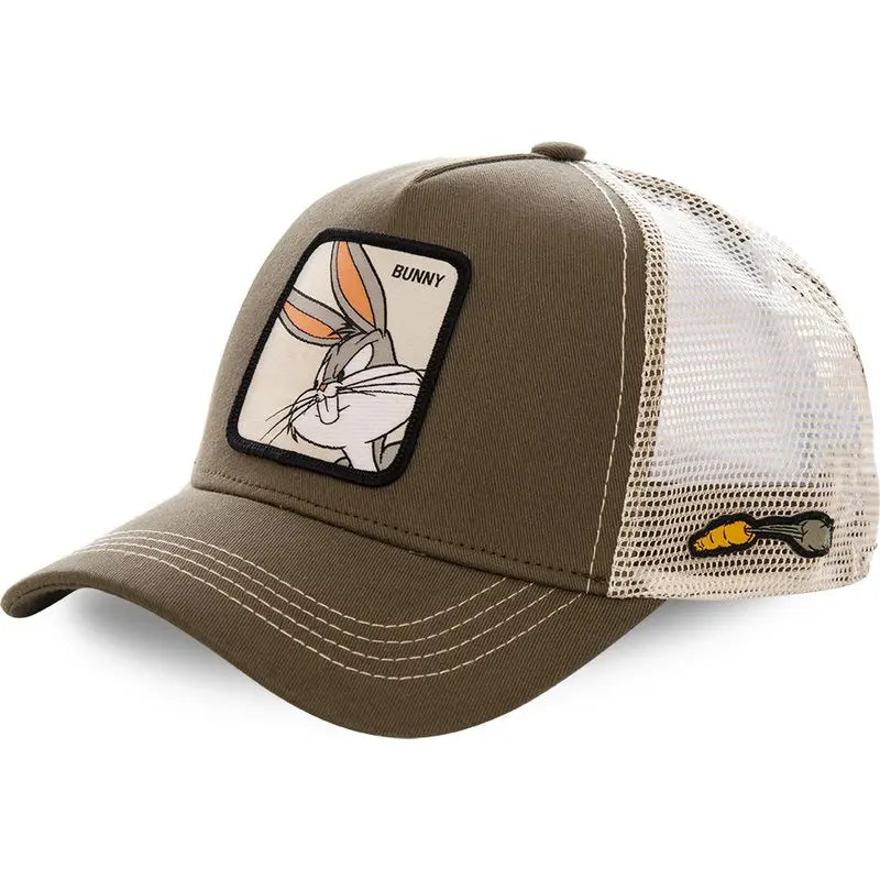 Casquette Patch Dessin Animé – Unisexe