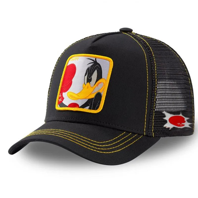 Casquette Patch Dessin Animé – Unisexe