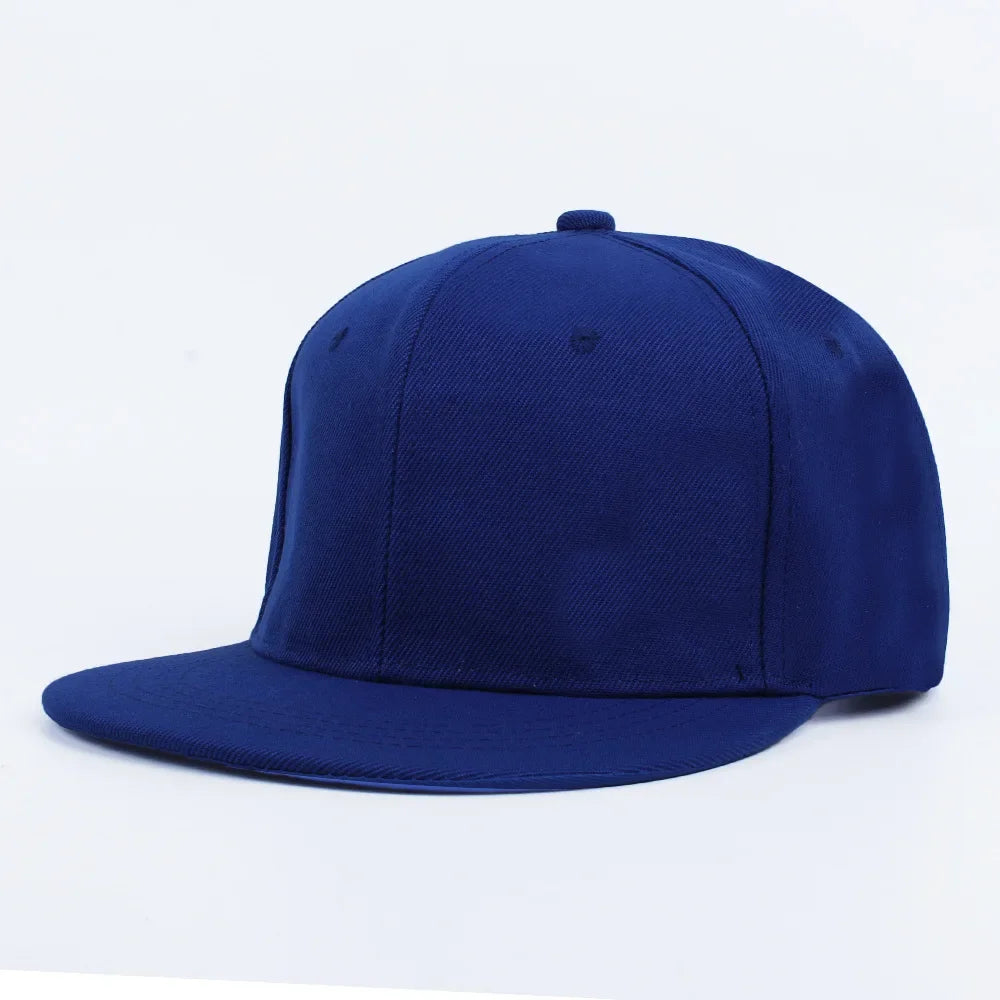 Unisex Cap Acrylic Plain Snapback Hat High Quality Adult Hip Hop Baseball Caps for Men Women Outdoor Leisure Baseball Flat Hat
