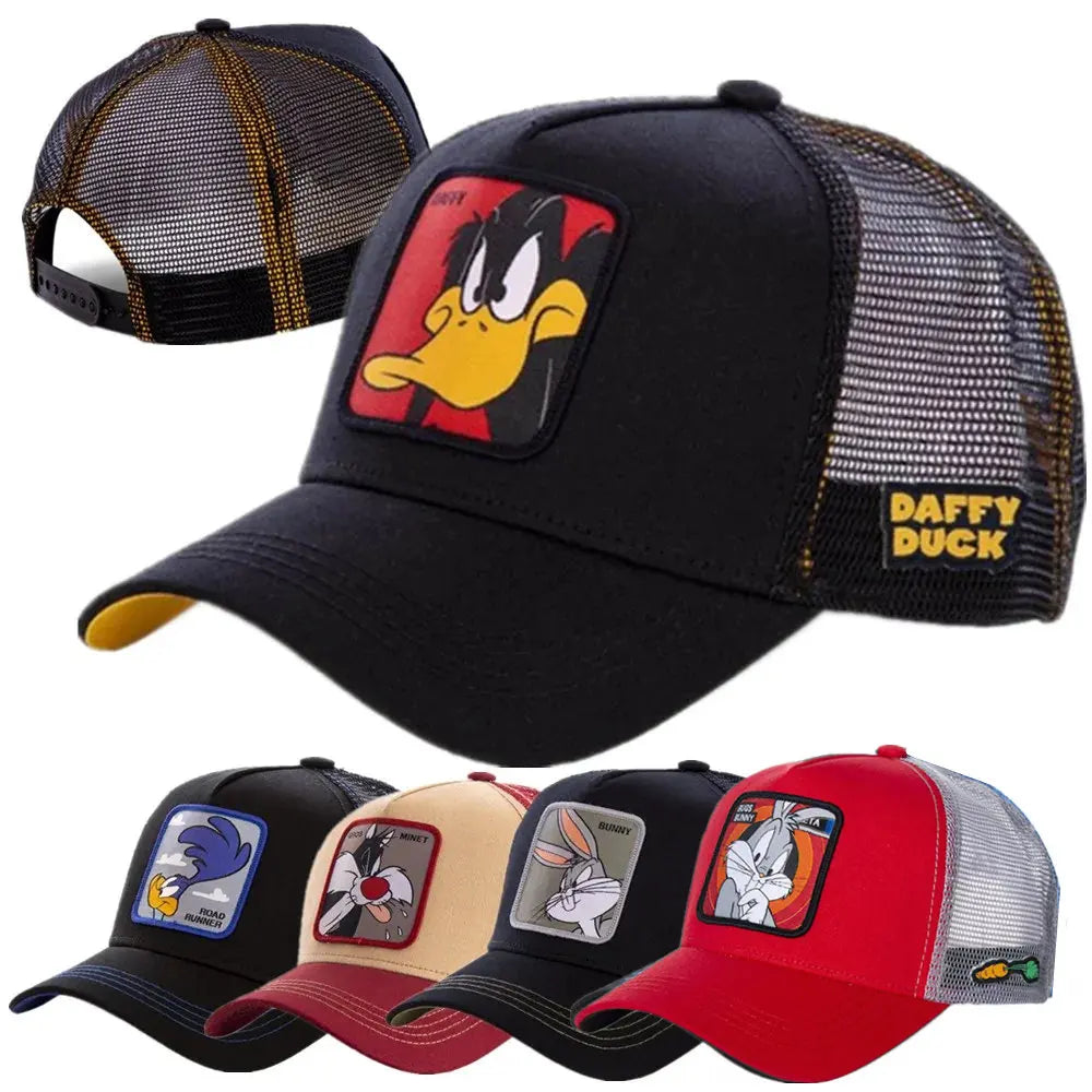 Casquette Patch Dessin Animé – Unisexe