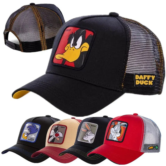 Casquette Patch Dessin Animé – Unisexe