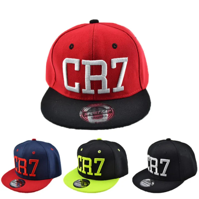2024 New Fashion Children Ronaldo Cr7 Neymar Njr Baseball Cap Hat Boys Girls Kids Messi Snapback Hats Hip Hop Caps Gorras