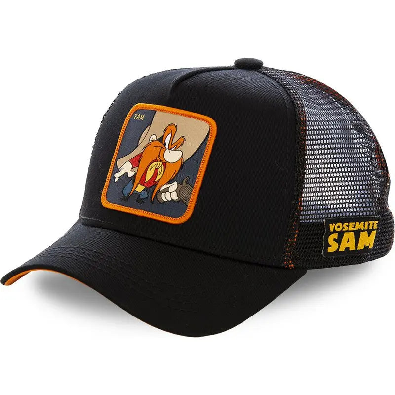 Casquette Patch Dessin Animé – Unisexe