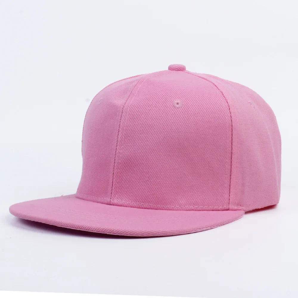 Unisex Cap Acrylic Plain Snapback Hat High Quality Adult Hip Hop Baseball Caps for Men Women Outdoor Leisure Baseball Flat Hat