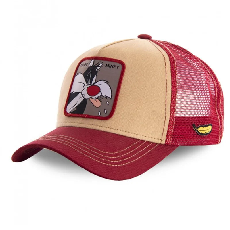 Casquette Patch Dessin Animé – Unisexe