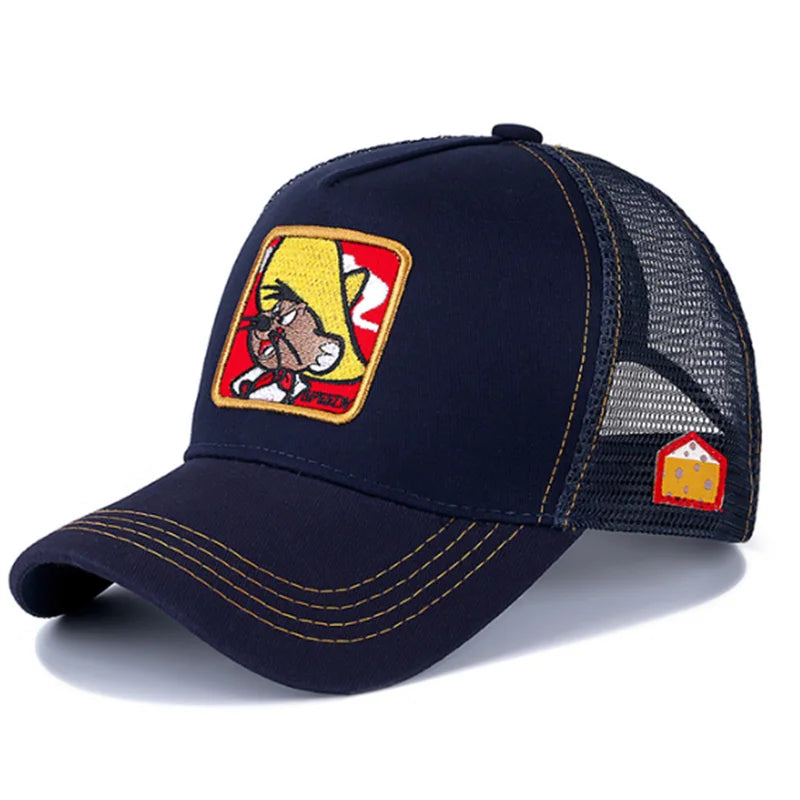Casquette Patch Dessin Animé – Unisexe