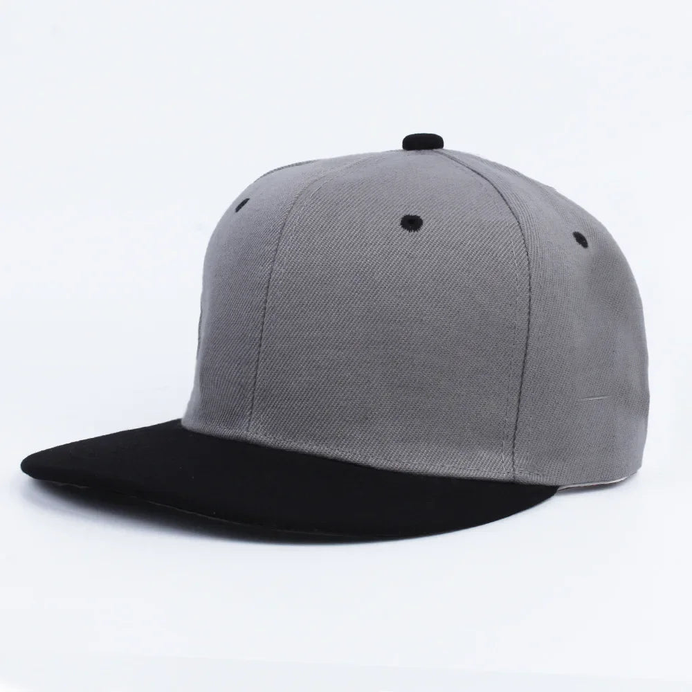 Unisex Cap Acrylic Plain Snapback Hat High Quality Adult Hip Hop Baseball Caps for Men Women Outdoor Leisure Baseball Flat Hat